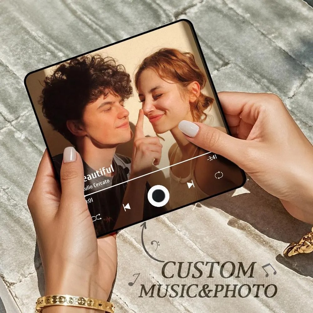 Personalized  Photo Music Album Fridge Magnet Customized Magnet Gift For Couples Unique Gift Ideas